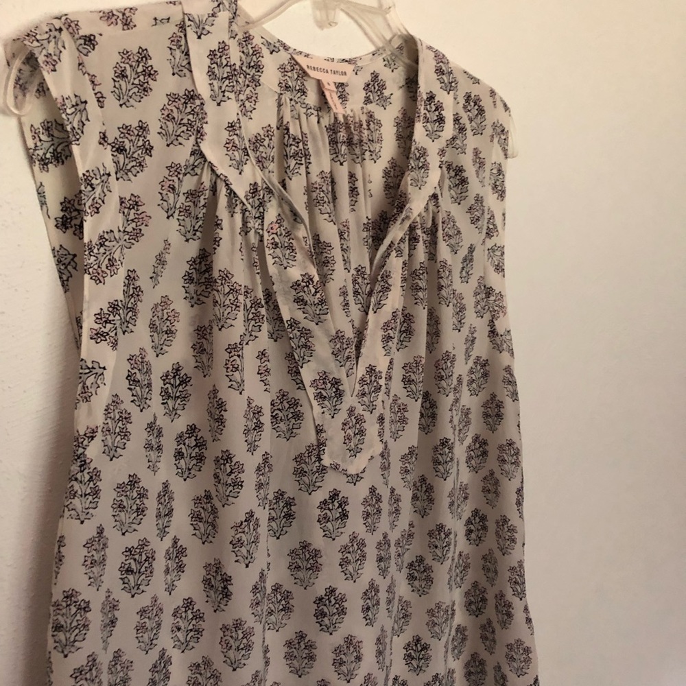 Rebecca Taylor Silk Top Size 8